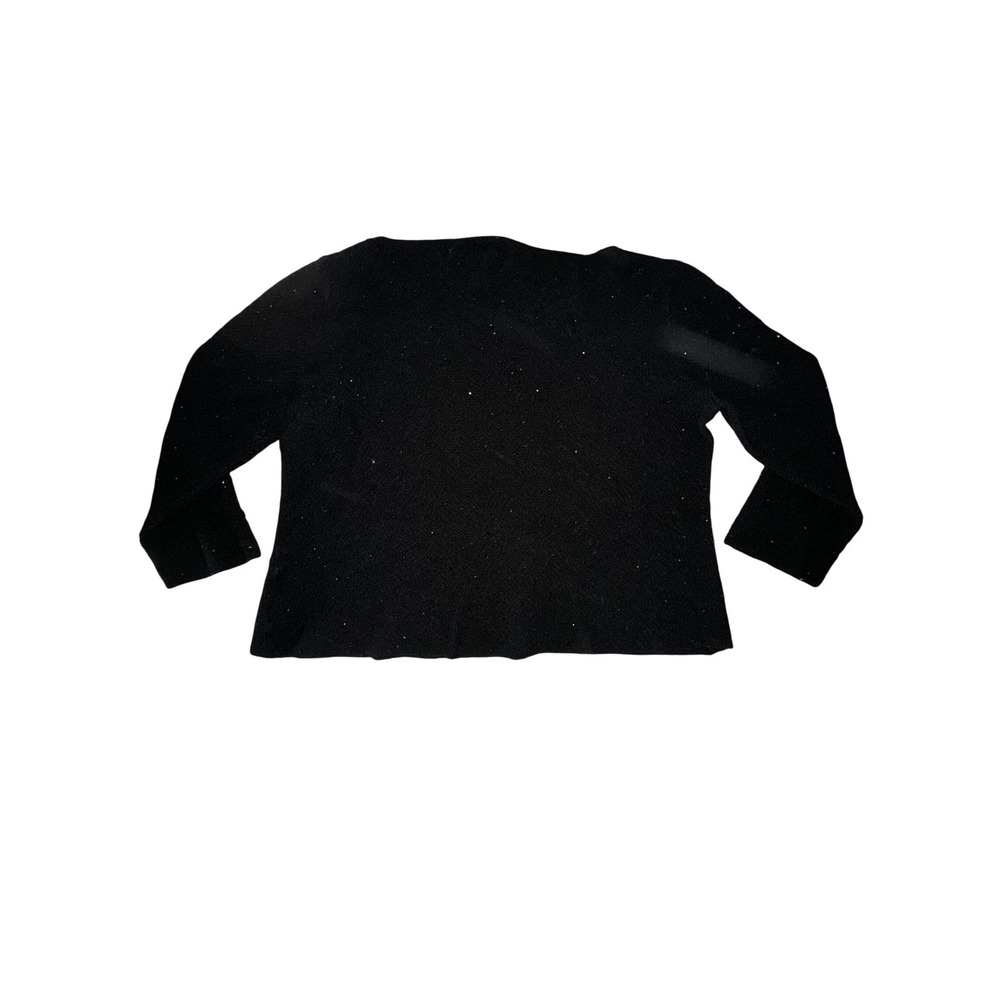 Eileen Fisher Jeweled 100% Wool Sweater Size Medium - Picture 8 of 8